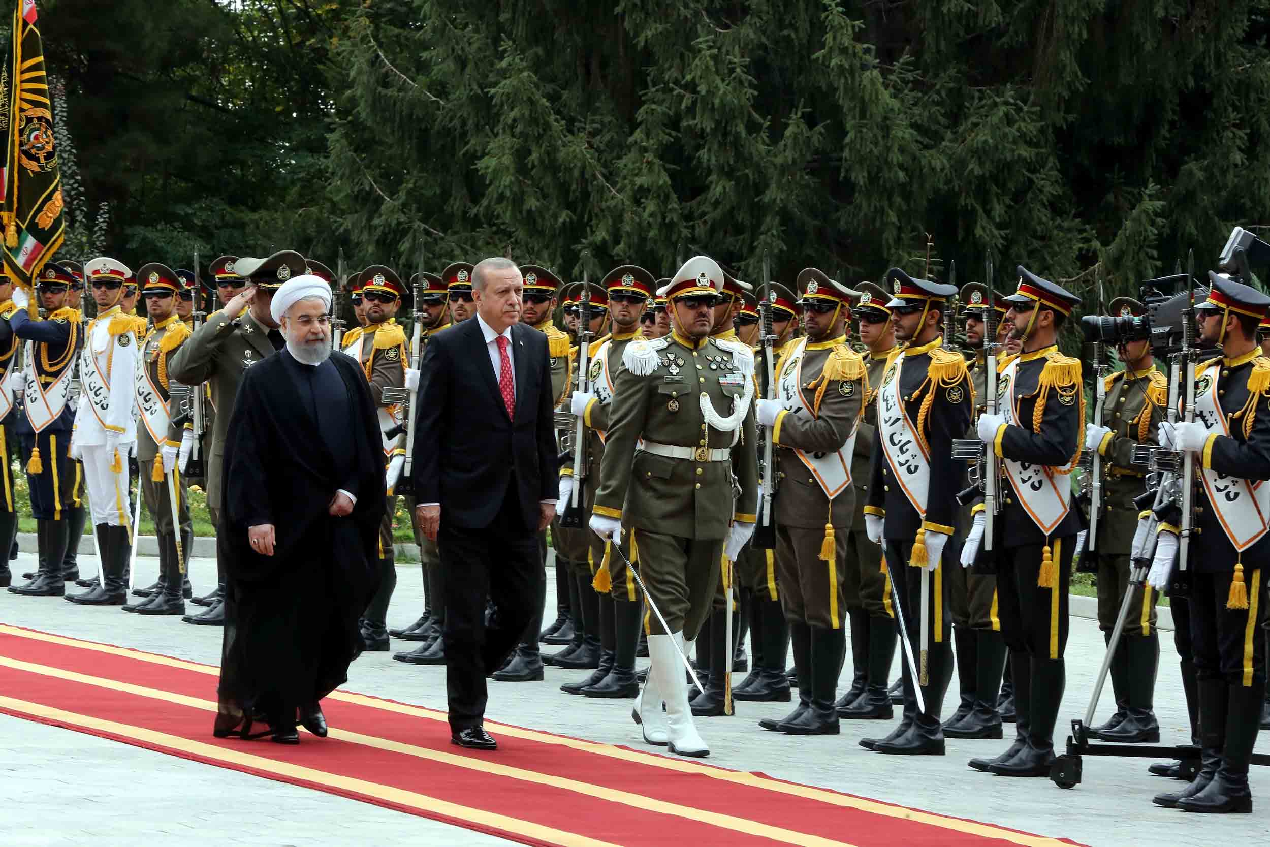 استقبال رسمی روحانی از رجب طیب اردوغان