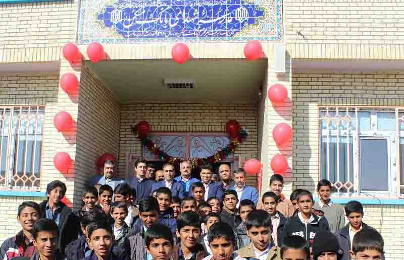 افتتاح مدرسه شهدای بانک مسکن حسین آباد