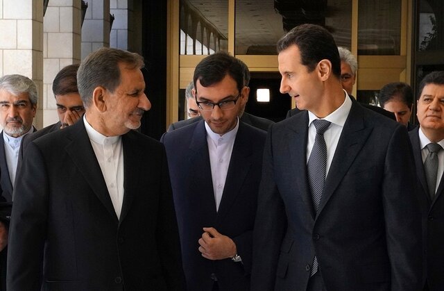 دیدار معاون اول رئیس جمهور با بشار اسد