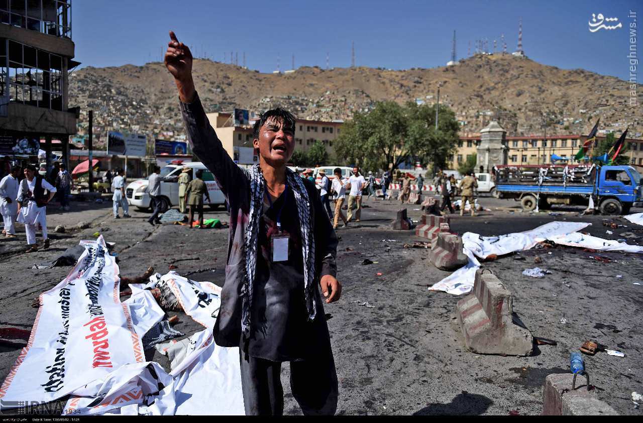 انفجار در گردهمایی سیاسی کابل