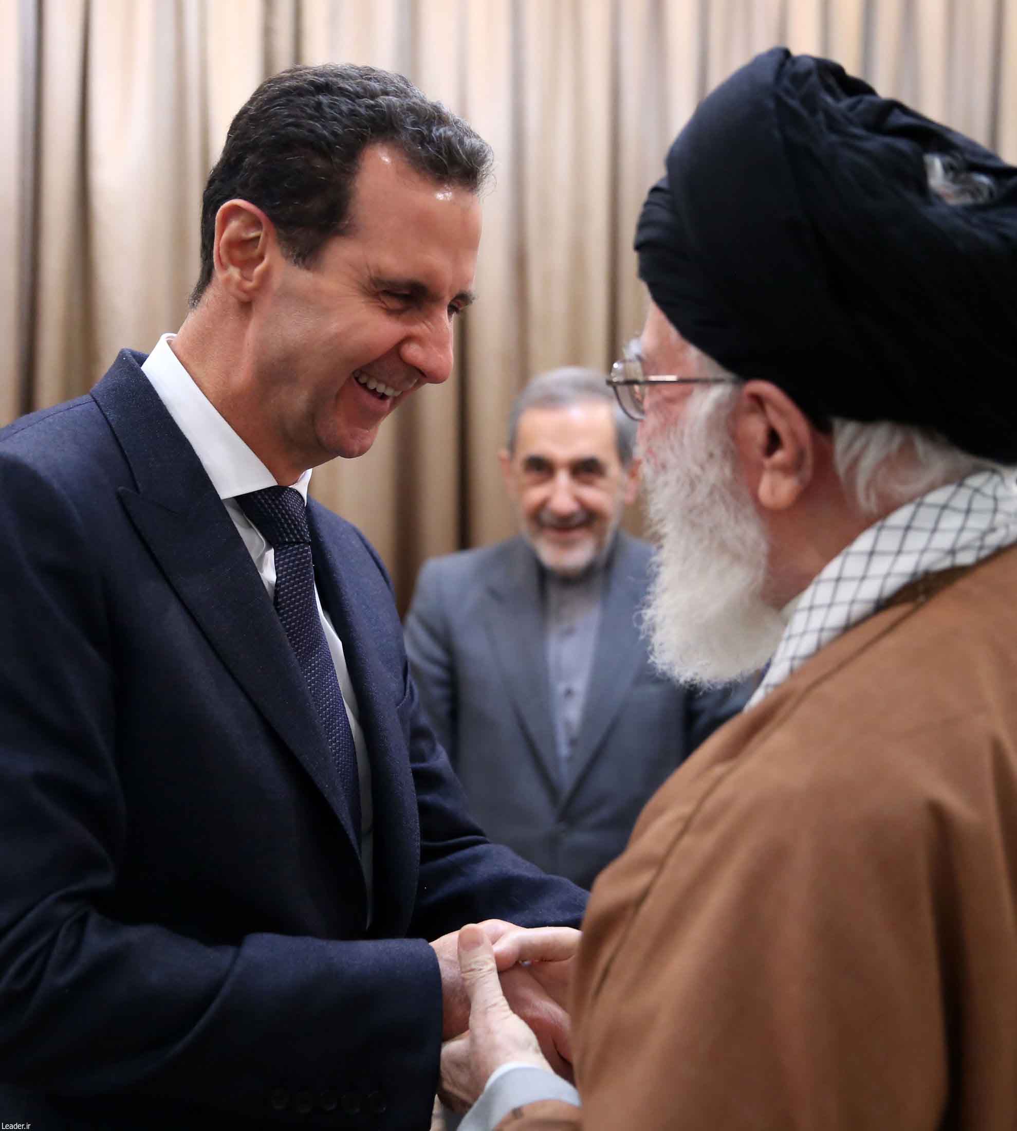 تصاویری جالب از دیدار بشار اسد با رهبر انقلاب + فیلم