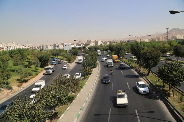 ترافیک صبحگاهی معابر بزرگراهی پایتخت در ۵ دی ماه