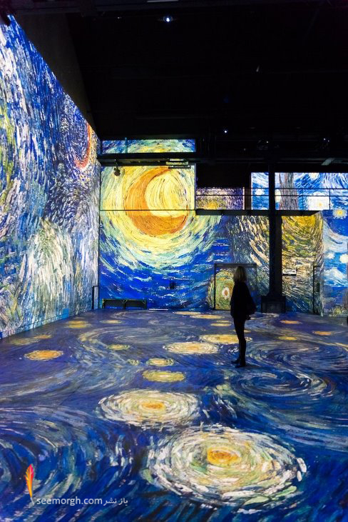 ونسان ون‌ گوگ,نمایشگاه دیجیتالی,آتلیه لومیر,نقاشی های ون‌ گوگ