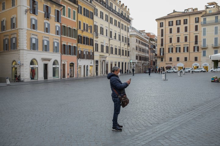 تصاویر: روزهای سوت و کور کرونایی ایتالیا