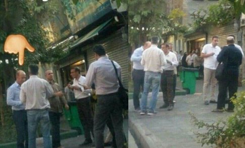 فالوده خوردن گابریل کالدرون در تهران