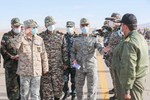 بازدید رئیس ستادکل نیروهای مسلح و فرمانده کل ارتش از یگان‌های پهپادی