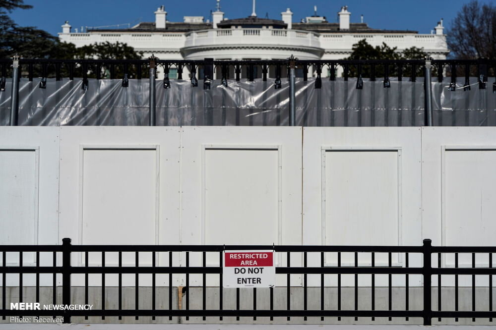 تصاویر: اقدامات امنیتی برای حفاظت از ساختمان کنگره آمریکا