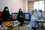 دیدار هیئت فاطمی فرهنگ و رسانه با خانواده شهید حمید صالحی