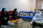 دیدار هیئت فاطمی فرهنگ و رسانه با خانواده شهید حمید صالحی