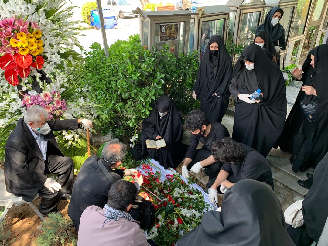 پیکر جانباز ۷۰ درصد در بهشت زهرا (س) آرام گرفت