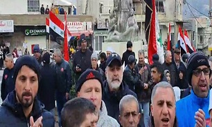 اعتراض اهالی جولان اشغالی به طرح رژیم اشغالگر برای مصادره زمین‌های سوریه