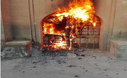 آخرین خبرها از آتش سوزی درِ خانه مرعشی و مضیف میسان