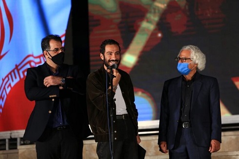 نوید محمدزاده در جشن سینما