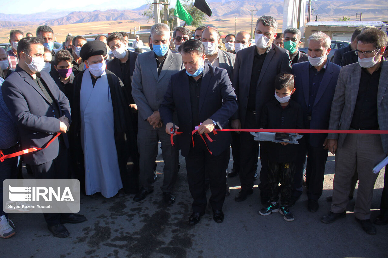 تصاویر: افتتاح طرح آب لوله کشی روستای آغداش