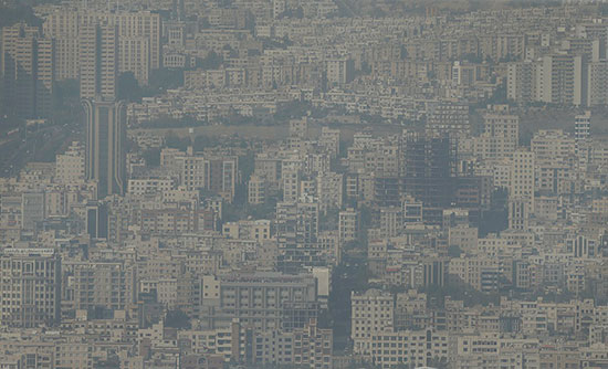 تصاویری از هوای ناسالم تهران