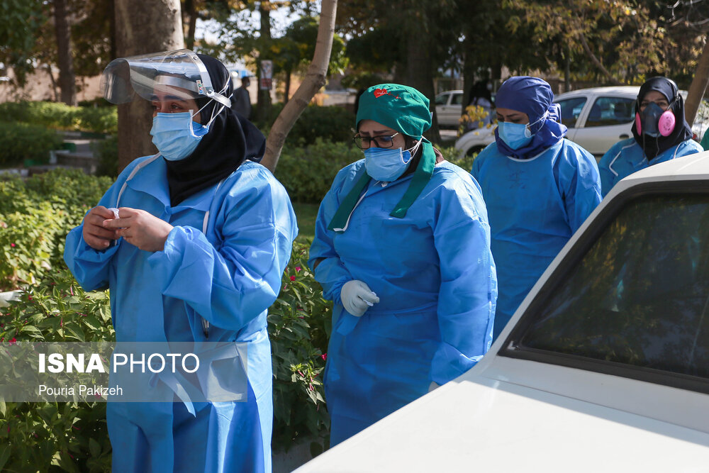 تصاویر: تشییع پیکر نخستین شهید مدافع سلامت همدان