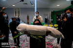 وداع با پیکر مطهر شهید مدافع حرم زکریا شیری