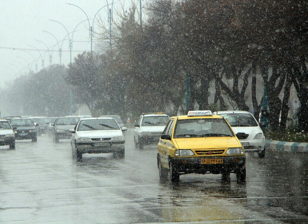 موج تازه بارش برف و باران در تهران