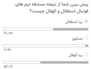 شانس کم استقلال برای پیروزی مقابل الهلال/عکس