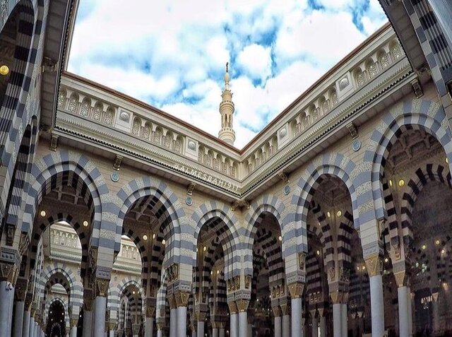 گزارش تصویری از مسجد پیامبر (ص) در مدینه