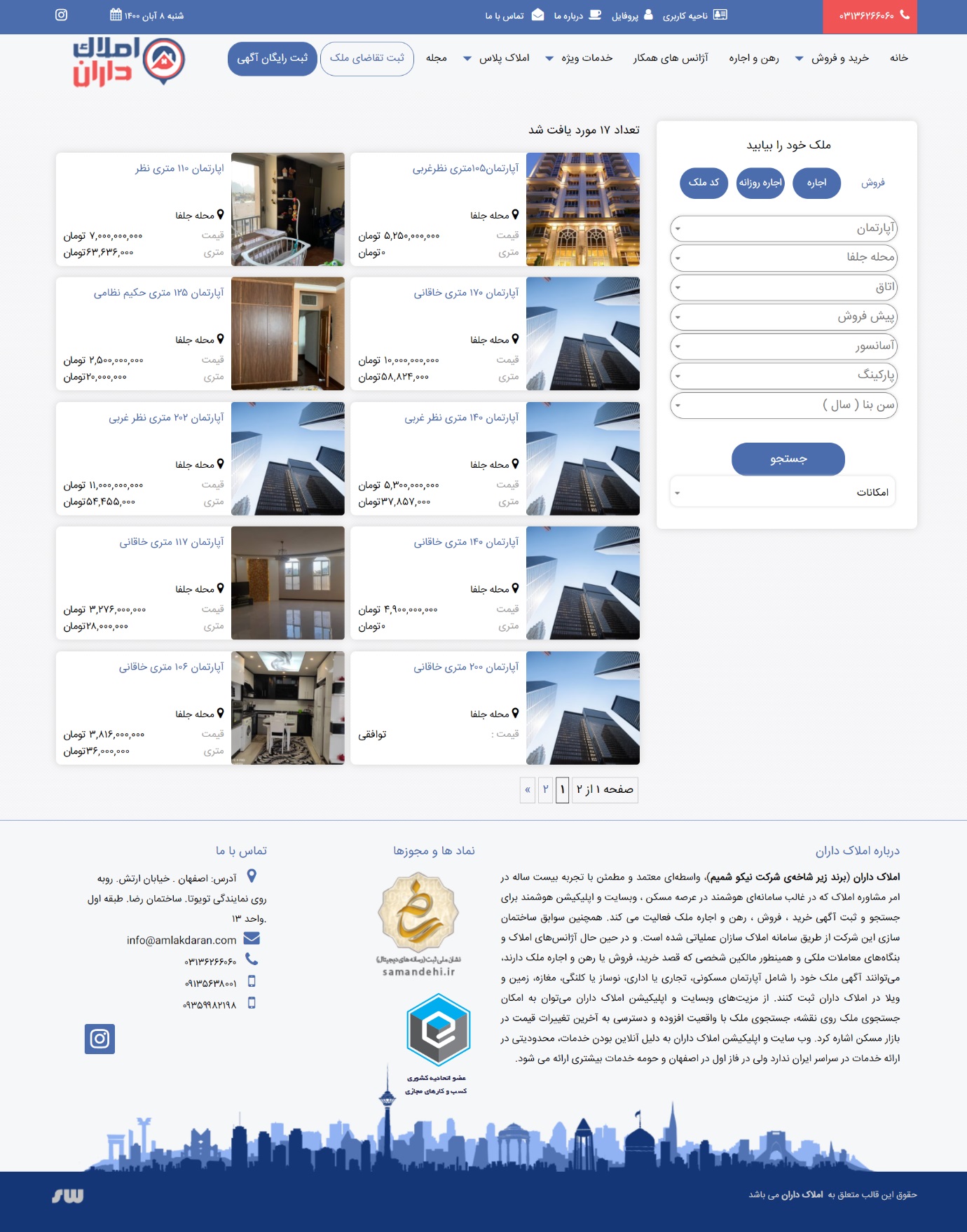 راهنمای خرید و فروش آپارتمان در اصفهان