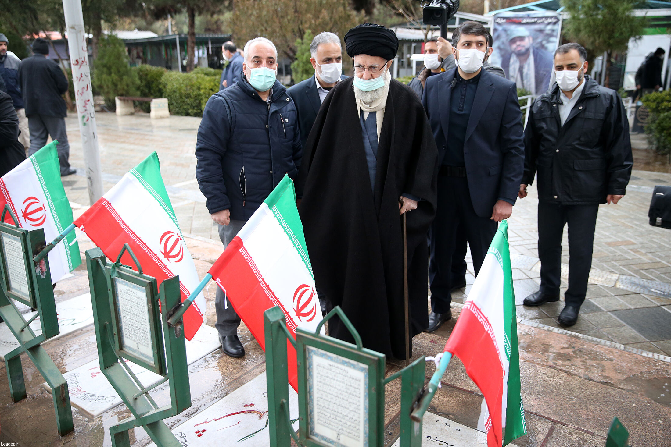 حضور رهبر انقلاب در مرقد امام خمینی(ره) و گلزار شهدا + تصاویر