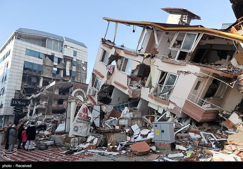 ریزش ساختمان‌ها هنگام وقوع زلزله جدید در ترکیه + فیلم