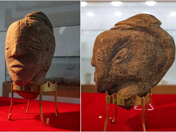کشاورز فلسطینی مجسمه سنگی ۴۵۰۰ ساله الهه کنعانیان باستان را پیدا کرد