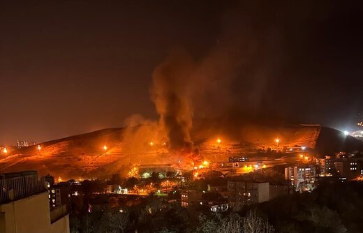 آتش‌سوزی در زندان اوین + فیلم