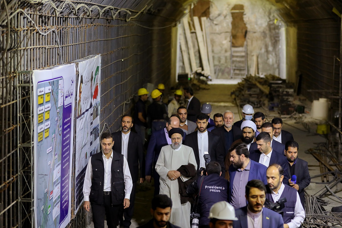 بازدید رئیس جمهور از روند احداث پروژه ملی متروی اسلامشهر