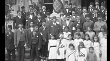 فیلمی منحصر به فرد از احمد شاه قاجار، در بازدید از سفارتخانه ایران در استانبول (فیلم)