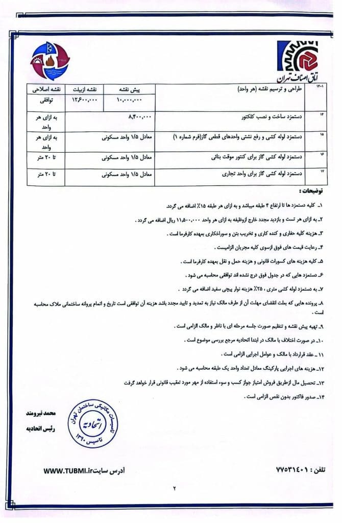 لیست قیمت اتحادیه لوله کشی گاز لیست قیمت اتحادیه لوله کشی گاز