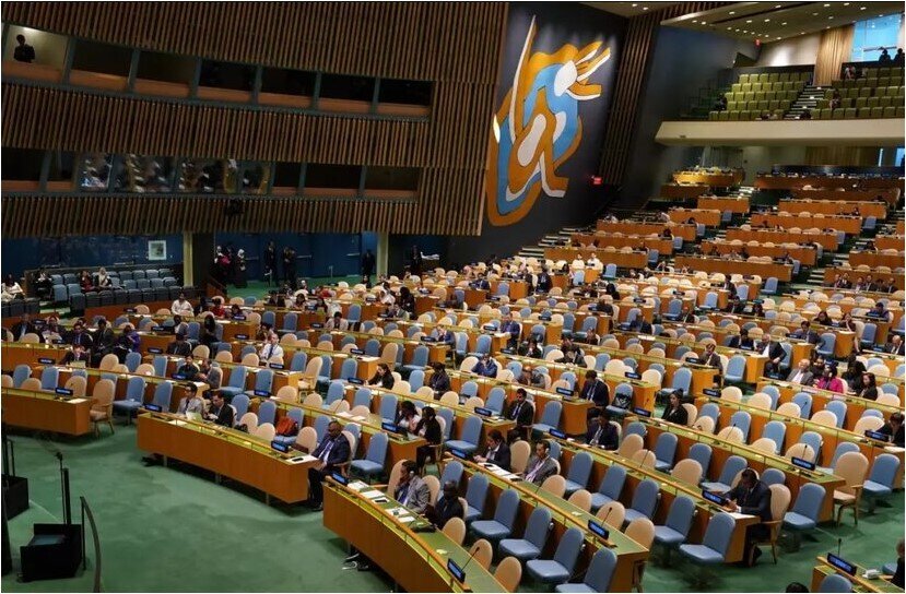 سخنرانی نتانیاهو برای صندلی‌های خالی سازمان ملل!