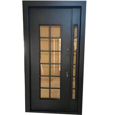 نصب درب ضد سرقت فلزی شیشه خور | تضمین امنیت و زیبایی