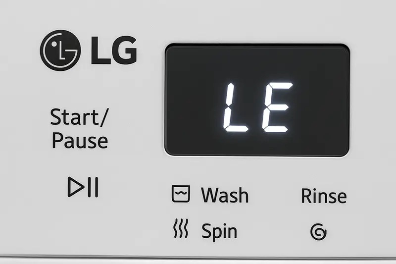 راهنمای رفع ارور LE، ارور DE و ارور OE لباسشویی ال جی راهنمای رفع ارور LE، ارور DE و ارور OE لباسشویی ال جی