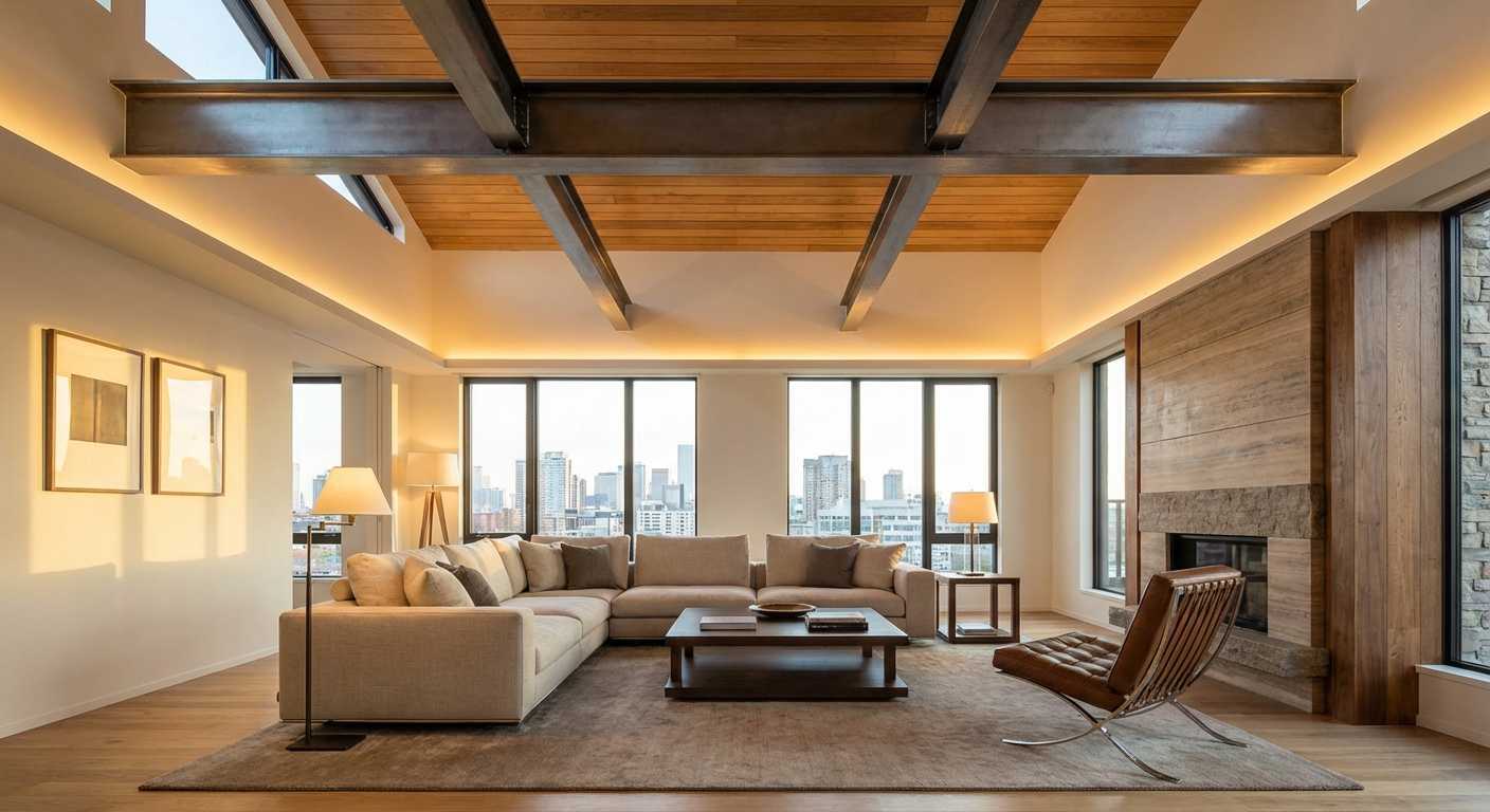 ترند جدید: نمایش سازه فلزی در داخل و بافت دکوراسیون خانه ترند جدید: نمایش سازه فلزی در داخل و بافت دکوراسیون خانه